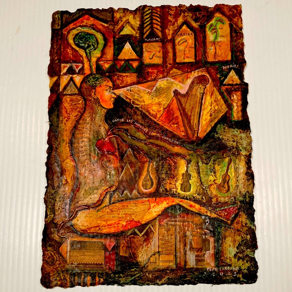 Cuban art collage
